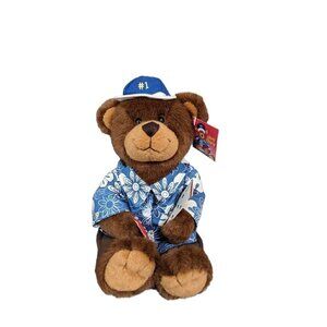 Artapower Casino Teddy Bear World Champ Poker Player 11" Plush Toy Rare Brandnew